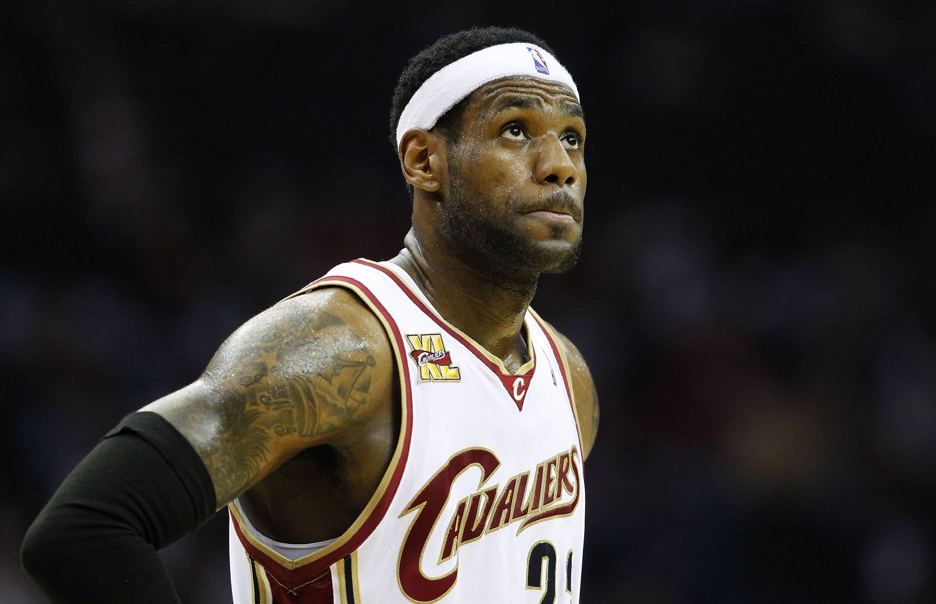 LeBron James with the Cleveland Cavaliers in 2010.
